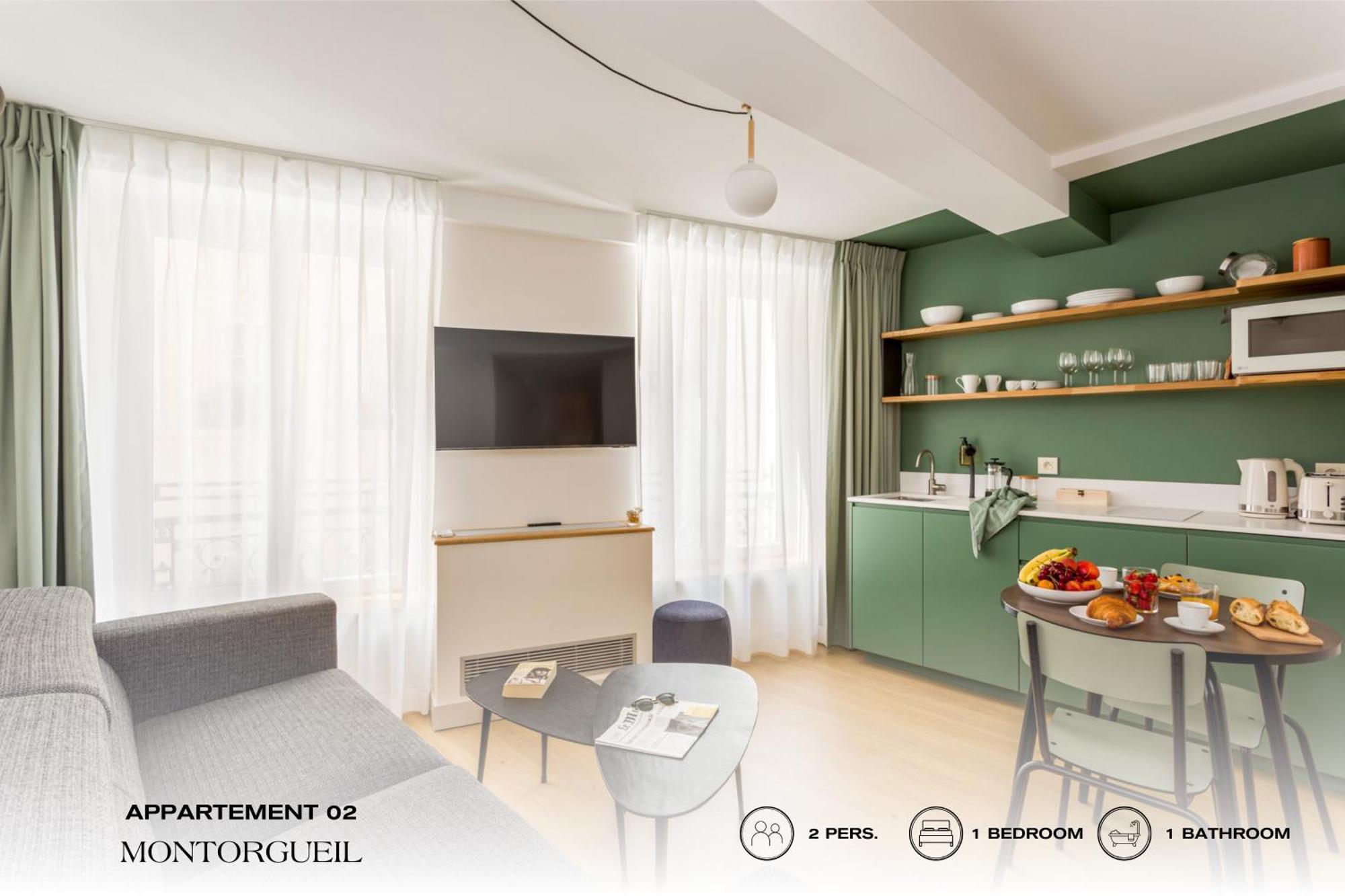 Апартаменты Beauquartier - Montorgueil Париж Экстерьер фото
