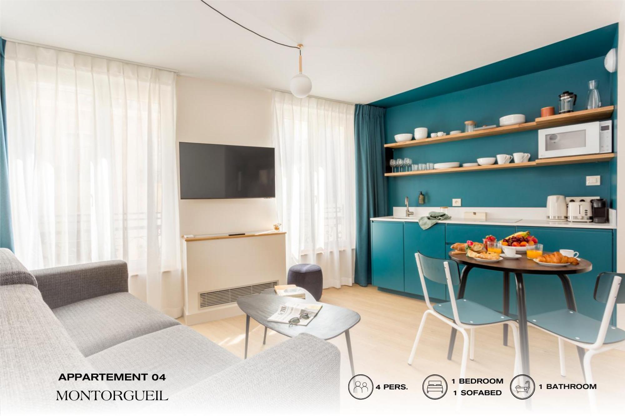 Апартаменты Beauquartier - Montorgueil Париж Экстерьер фото
