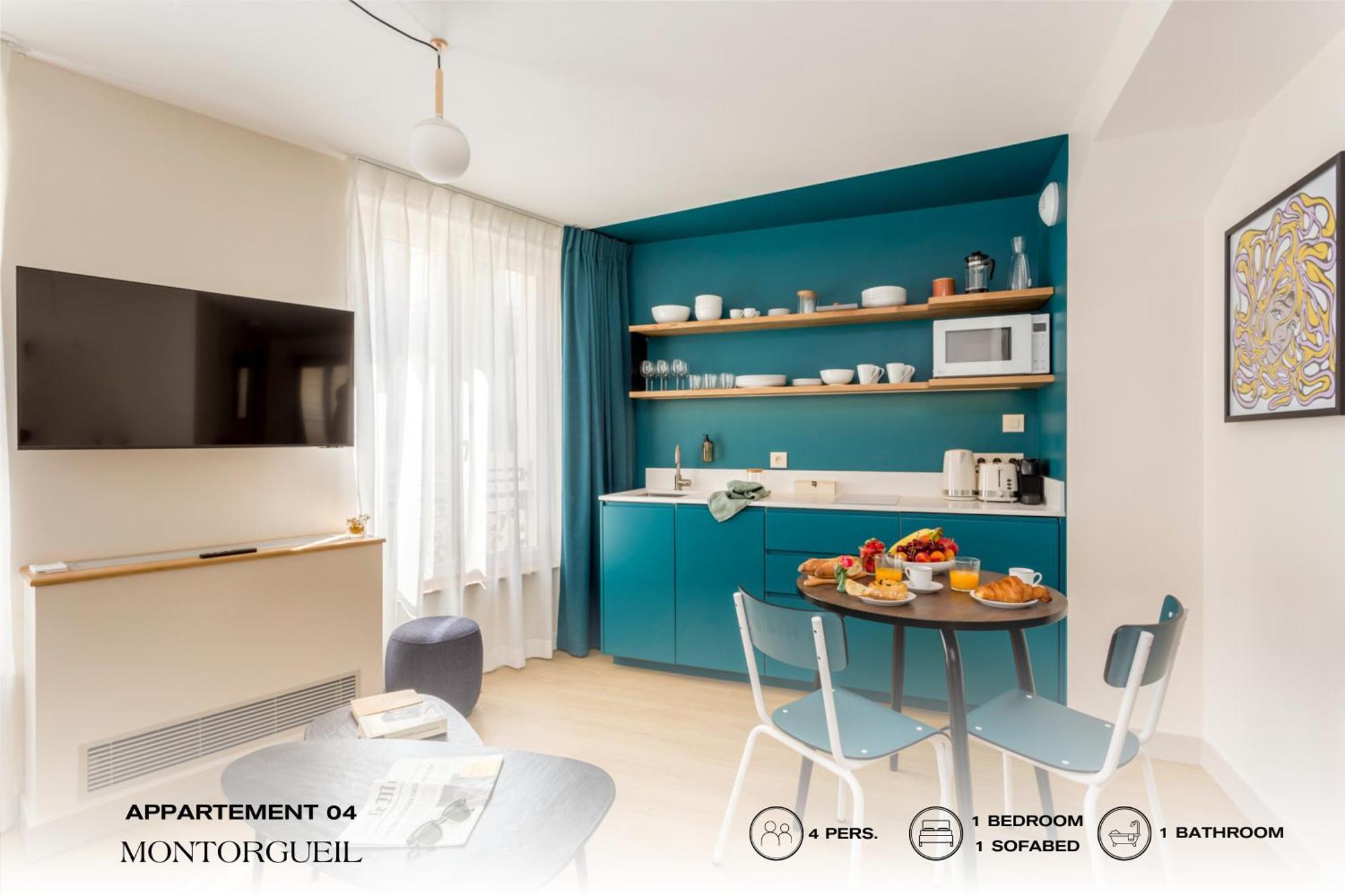 Апартаменты Beauquartier - Montorgueil Париж Экстерьер фото
