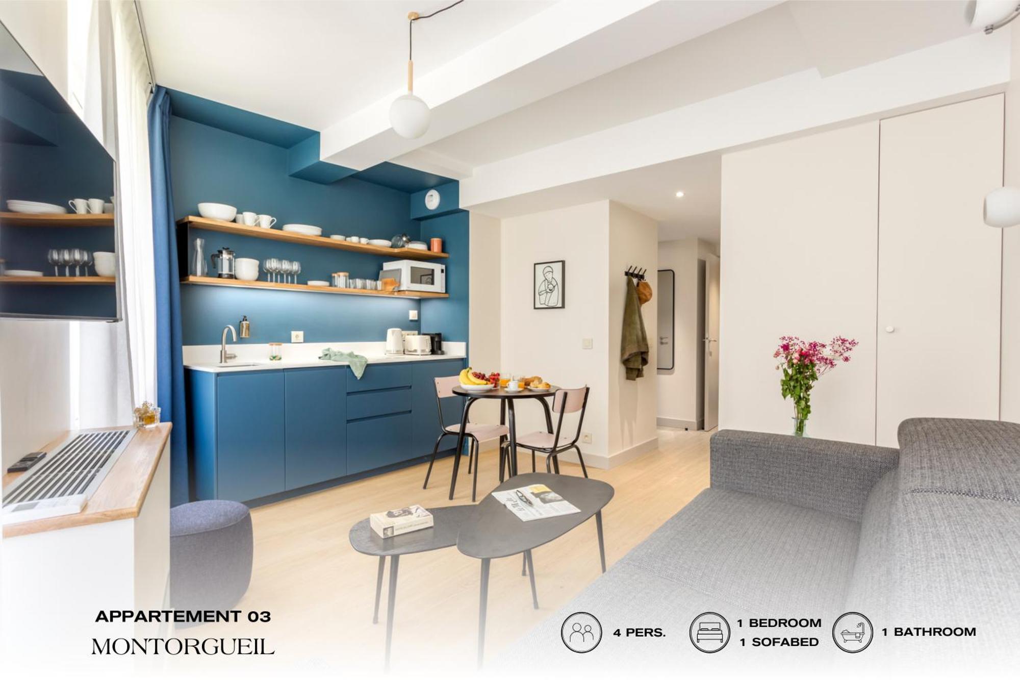 Апартаменты Beauquartier - Montorgueil Париж Экстерьер фото
