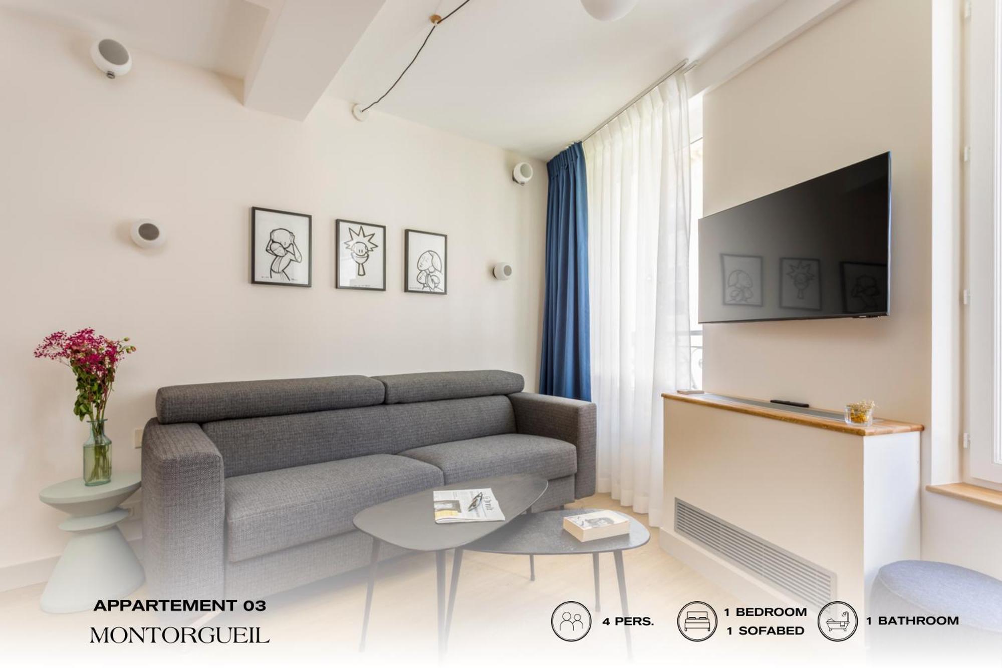 Апартаменты Beauquartier - Montorgueil Париж Экстерьер фото