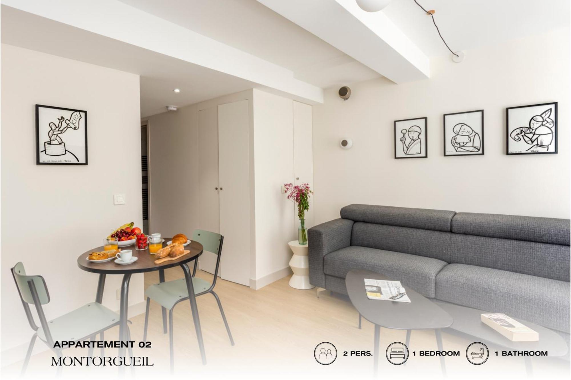 Апартаменты Beauquartier - Montorgueil Париж Экстерьер фото